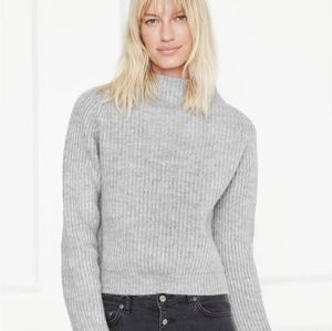 Anine Bing Grey Emilie Knit Sweater